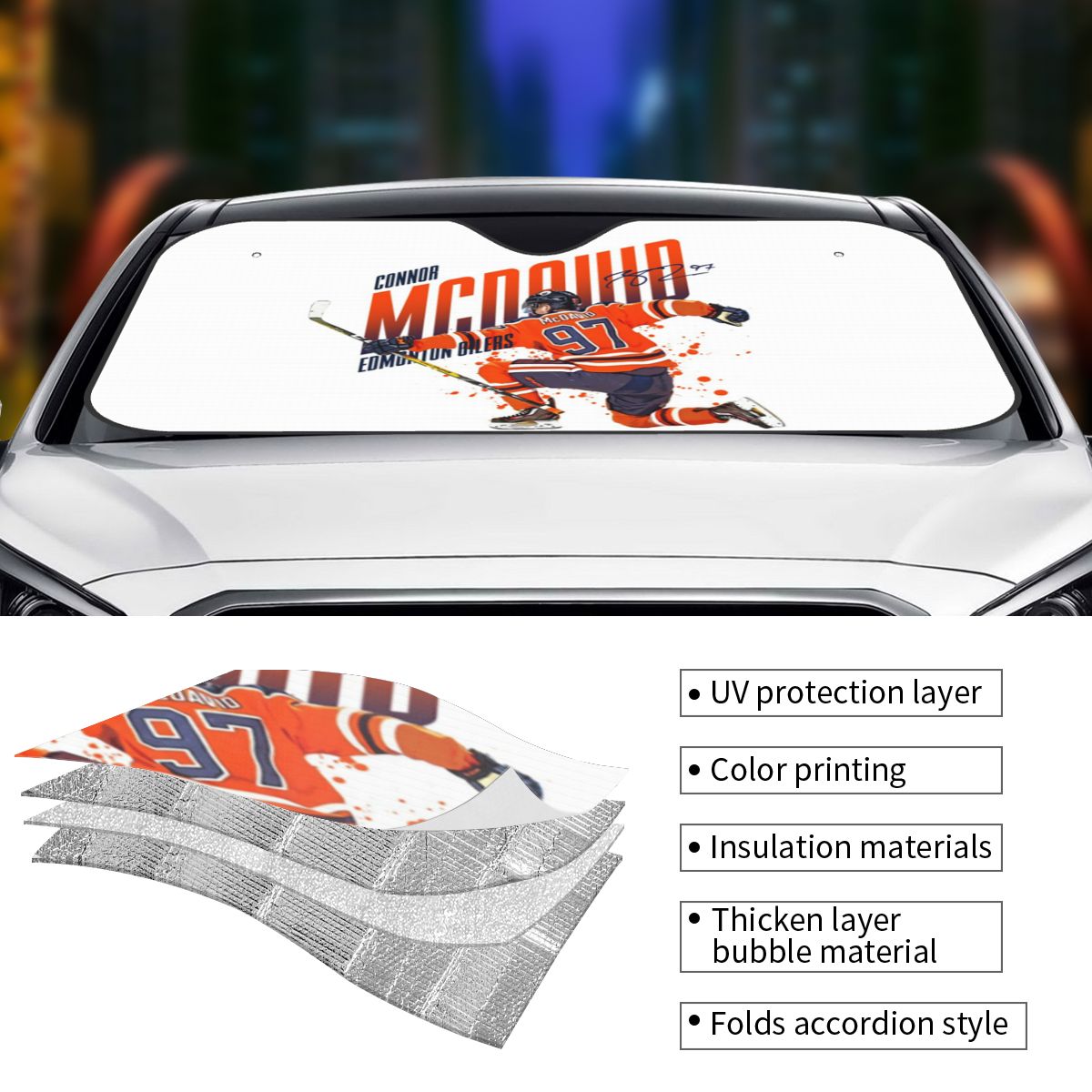 Connor McDavid 97 Per Edmonton - Car Accessories Edmonton recensione e prezzo