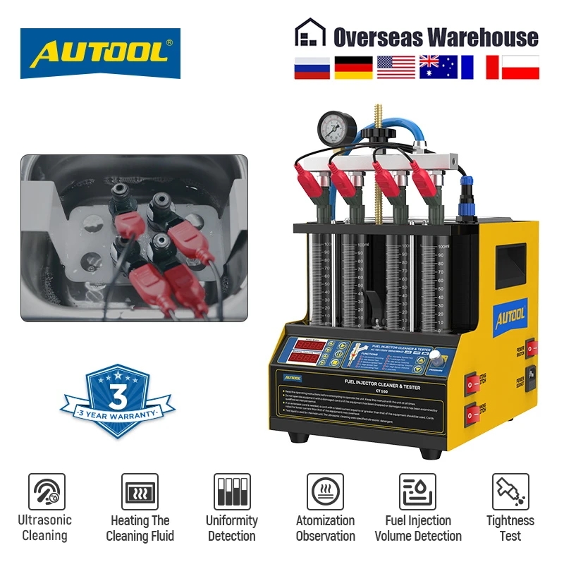    AUTOOL Tester e Pulitore p - Fuel Injector Cleaner recensione e prezzo