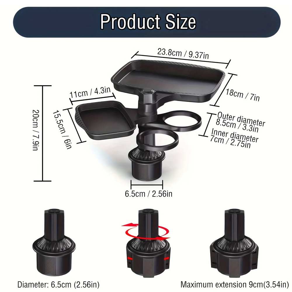 2025 Nuovo vassoio portabicchi - Car Cup Holder Expander recensione e prezzo
