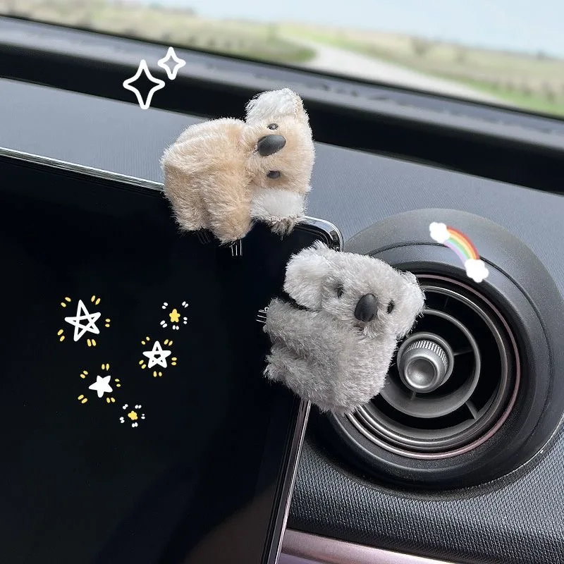 2 pezzi simpatico peluche Koal - Car Accessories Cute recensione e prezzo
