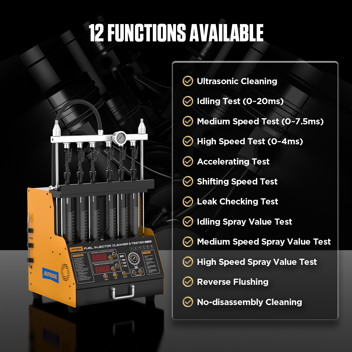 AUTOOL CT400 Macchina per Puli - Fuel Injector Cleaner recensione e prezzo
