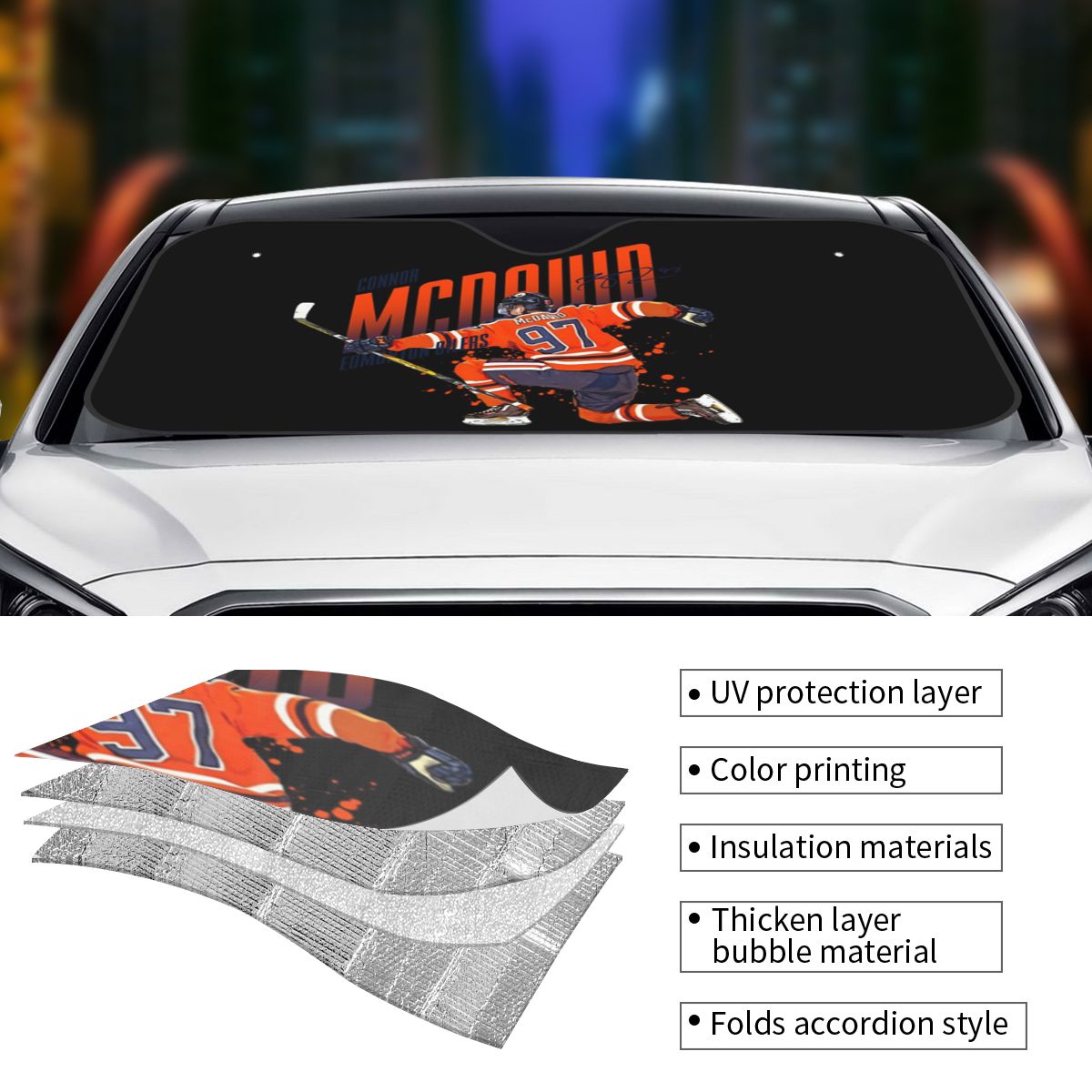 Connor McDavid 97 Per Edmonton - Car Accessories Edmonton recensione e prezzo