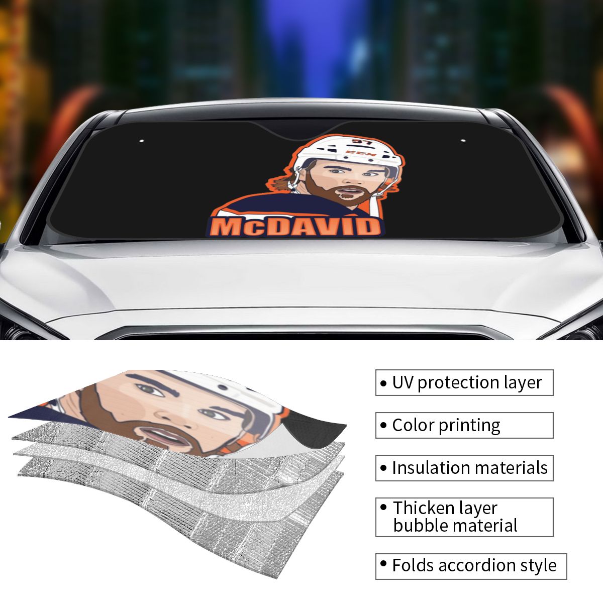 Connor McDavid 97 Per Edmonton - Car Accessories Edmonton recensione e prezzo